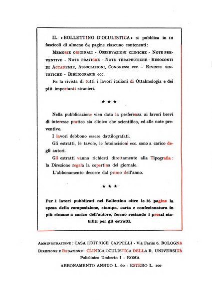 Bollettino d'oculistica periodico d'oculistica pratica