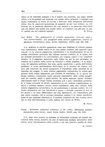 Bollettino d'oculistica periodico d'oculistica pratica