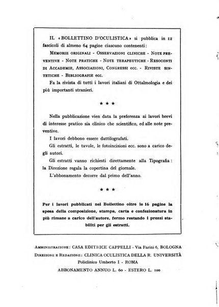 Bollettino d'oculistica periodico d'oculistica pratica