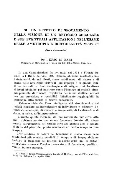 Bollettino d'oculistica periodico d'oculistica pratica