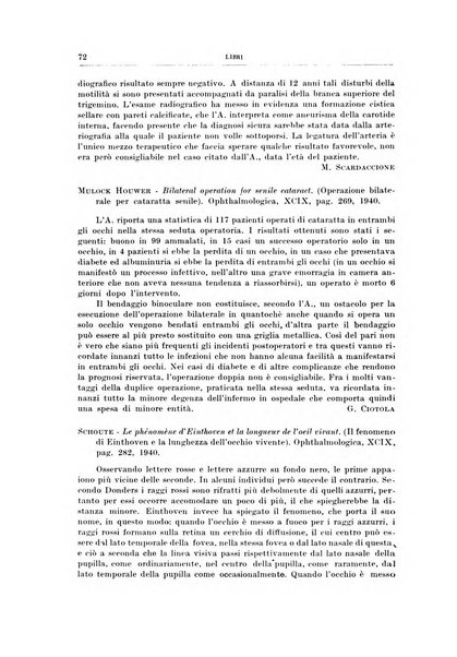 Bollettino d'oculistica periodico d'oculistica pratica