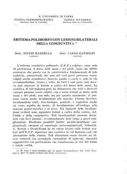 Bollettino d'oculistica periodico d'oculistica pratica