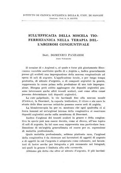 Bollettino d'oculistica periodico d'oculistica pratica