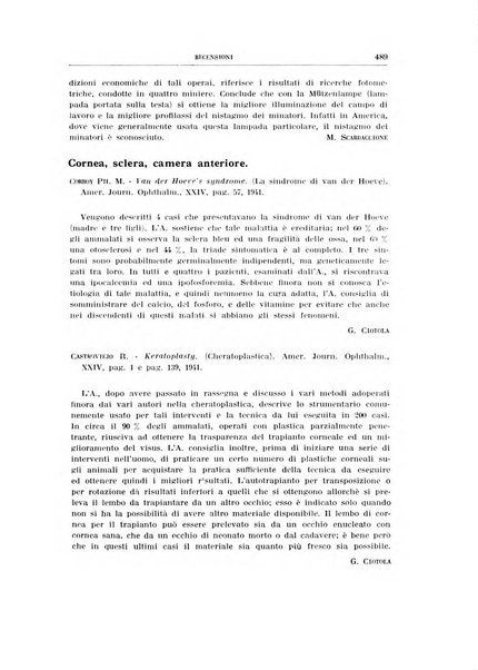 Bollettino d'oculistica periodico d'oculistica pratica