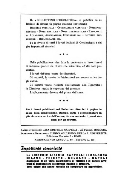 Bollettino d'oculistica periodico d'oculistica pratica