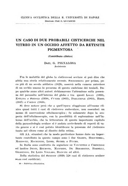 Bollettino d'oculistica periodico d'oculistica pratica