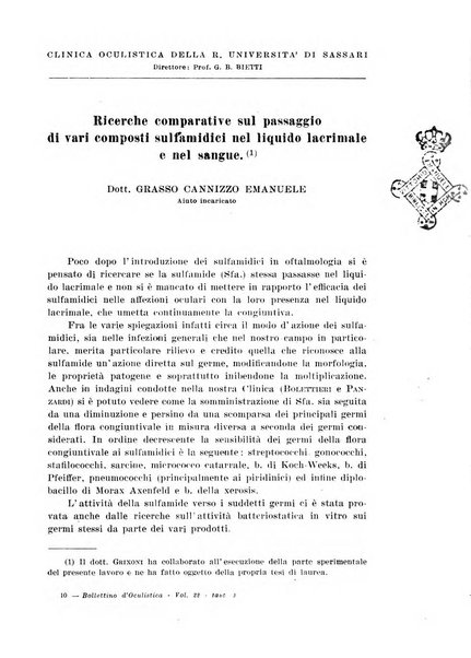 Bollettino d'oculistica periodico d'oculistica pratica