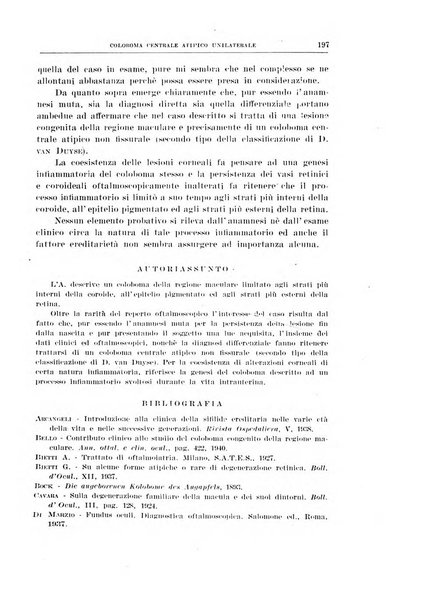 Bollettino d'oculistica periodico d'oculistica pratica