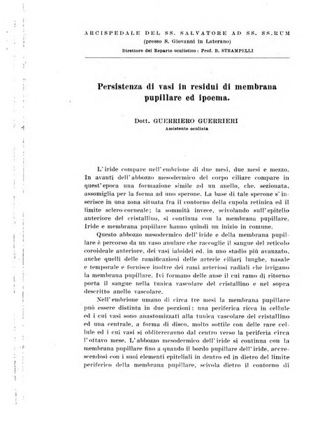 Bollettino d'oculistica periodico d'oculistica pratica