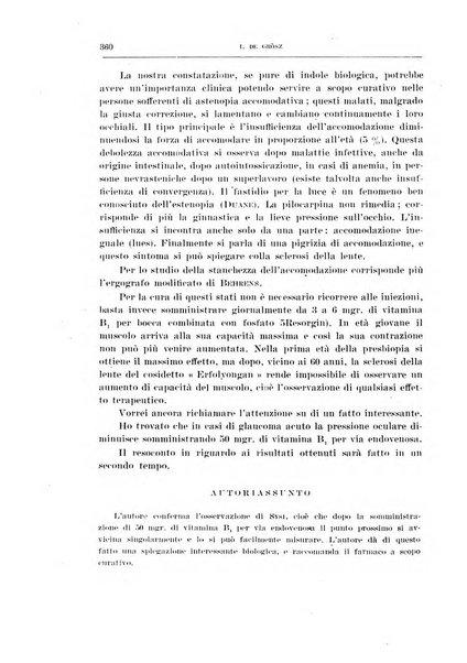 Bollettino d'oculistica periodico d'oculistica pratica