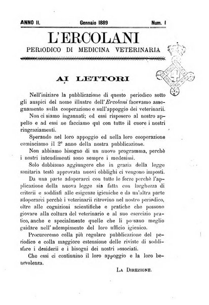 L'Ercolani periodico di medicina veterinaria