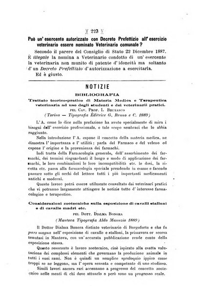 L'Ercolani periodico di medicina veterinaria