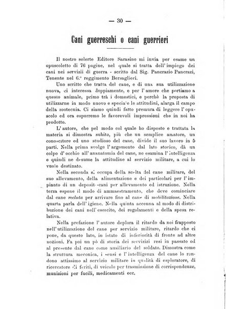 L'Ercolani periodico di medicina veterinaria