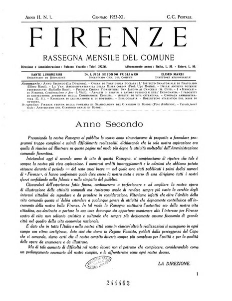 Firenze rassegna del Comune