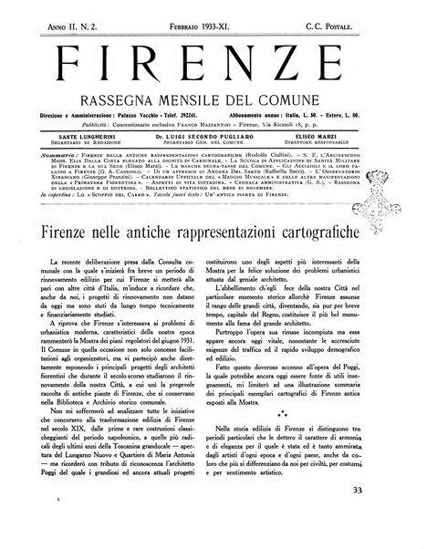 Firenze rassegna del Comune