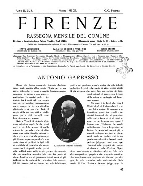 Firenze rassegna del Comune