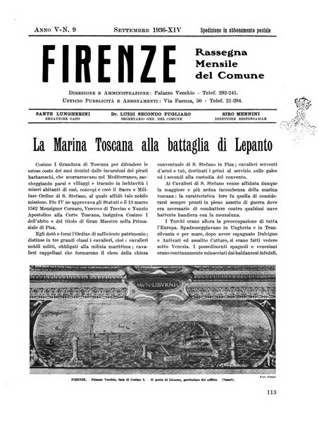 Firenze rassegna del Comune