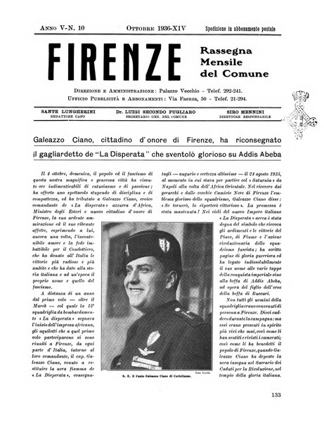 Firenze rassegna del Comune