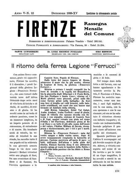 Firenze rassegna del Comune