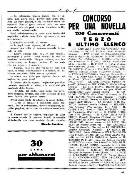 Le grandi firme quindicinale di novelle dei massimi scrittori