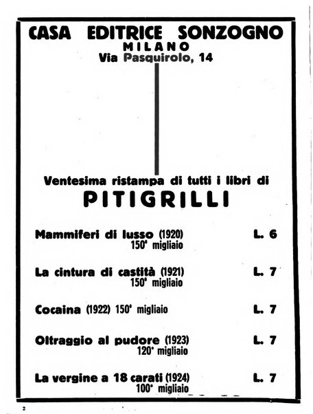 Le grandi firme quindicinale di novelle dei massimi scrittori