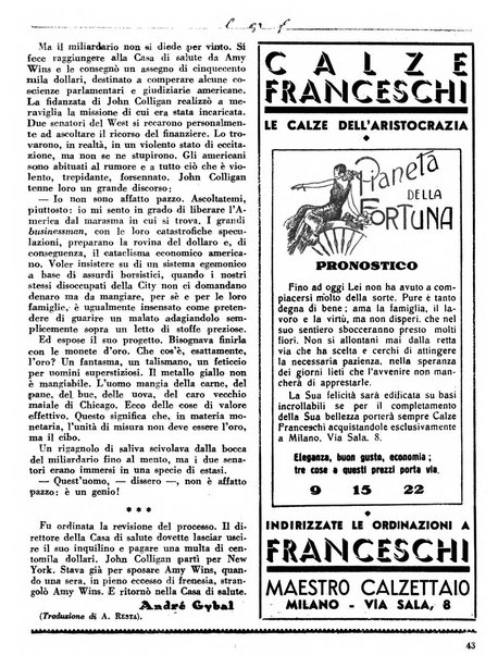 Le grandi firme quindicinale di novelle dei massimi scrittori