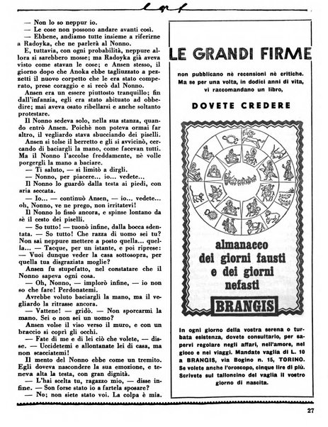 Le grandi firme quindicinale di novelle dei massimi scrittori