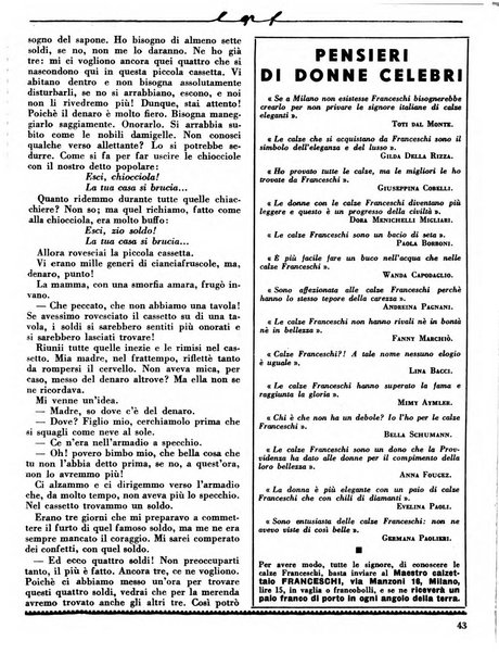 Le grandi firme quindicinale di novelle dei massimi scrittori