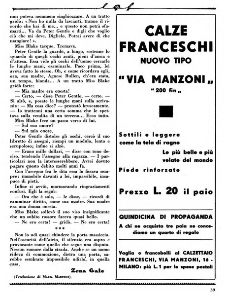 Le grandi firme quindicinale di novelle dei massimi scrittori