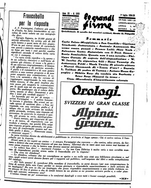 Le grandi firme quindicinale di novelle dei massimi scrittori