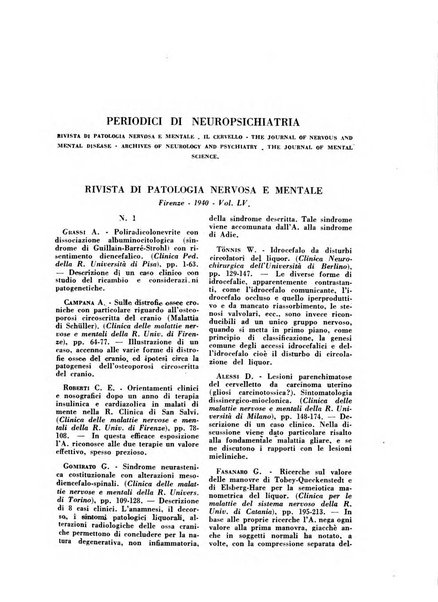 Nevrasse fisiopatologia e clinica del sistema nervoso centrale, neurochirurgia, neuroradiologia, psichiatria