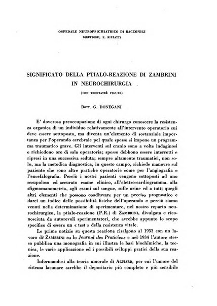 Nevrasse fisiopatologia e clinica del sistema nervoso centrale, neurochirurgia, neuroradiologia, psichiatria