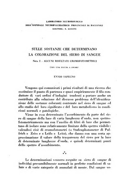 Nevrasse fisiopatologia e clinica del sistema nervoso centrale, neurochirurgia, neuroradiologia, psichiatria