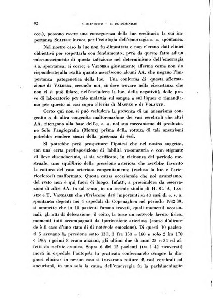 Nevrasse fisiopatologia e clinica del sistema nervoso centrale, neurochirurgia, neuroradiologia, psichiatria