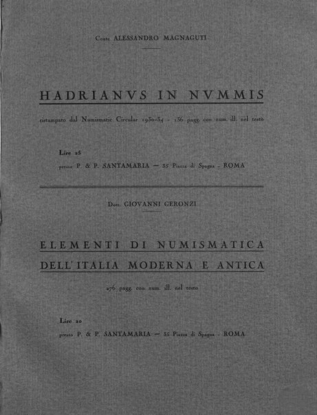 Numismatica e scienze affini rivista bimestrale