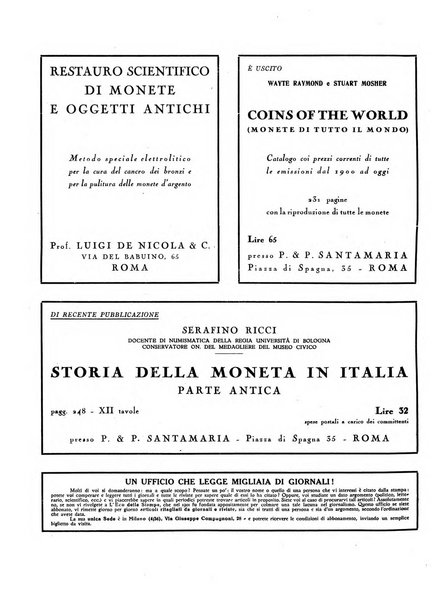 Numismatica e scienze affini rivista bimestrale