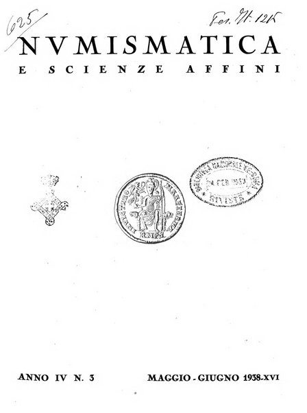 Numismatica e scienze affini rivista bimestrale