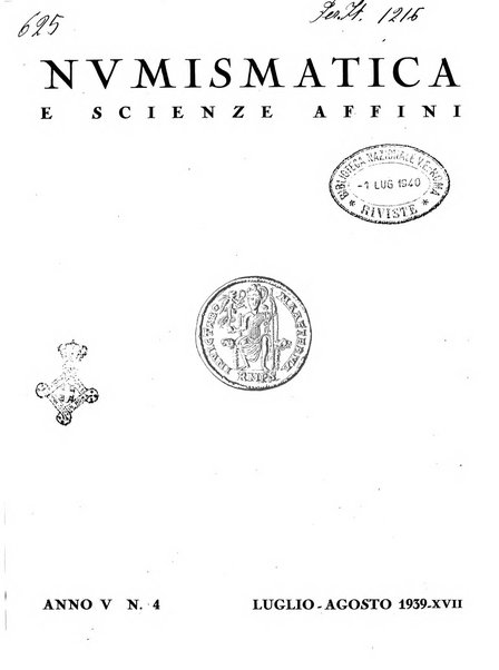 Numismatica e scienze affini rivista bimestrale