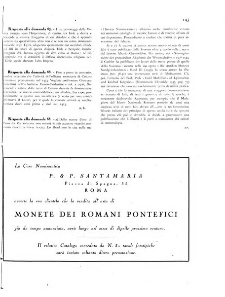 Numismatica e scienze affini rivista bimestrale