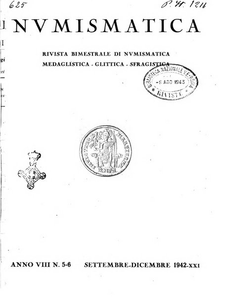 Numismatica e scienze affini rivista bimestrale