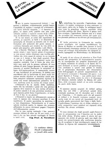 Orizzonti rivista mensile illustrata