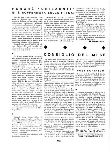 Orizzonti rivista mensile illustrata