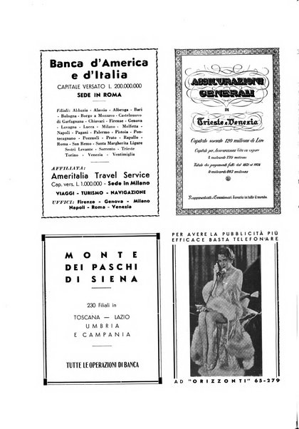 Orizzonti rivista mensile illustrata