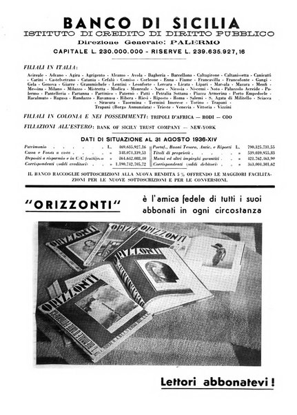 Orizzonti rivista mensile illustrata