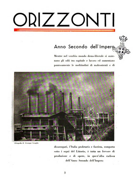 Orizzonti rivista mensile illustrata