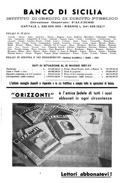 Orizzonti rivista mensile illustrata