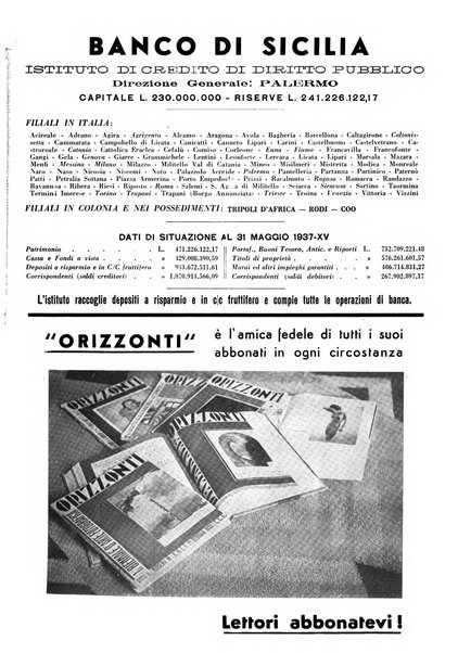 Orizzonti rivista mensile illustrata