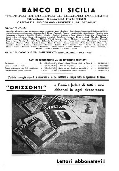 Orizzonti rivista mensile illustrata