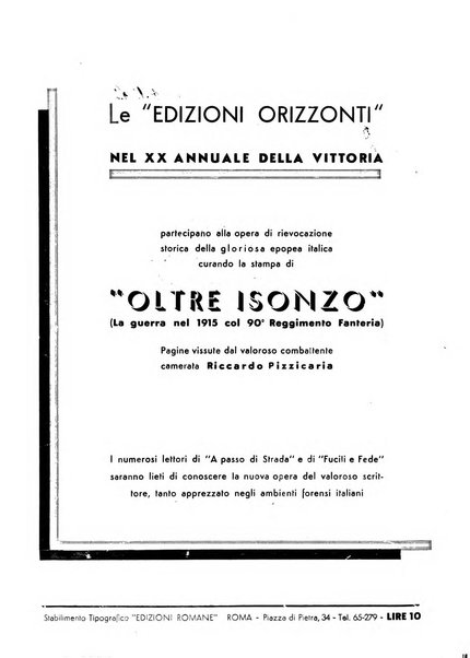 Orizzonti rivista mensile illustrata