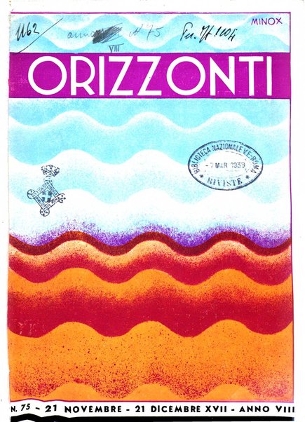 Orizzonti rivista mensile illustrata